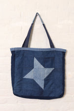 Village Denim Patchwork Tote