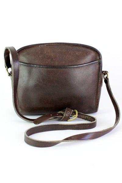 Coach Vintage Brown Leather store Large Crossbody