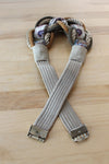 Textural Tapestry Cinch Belt