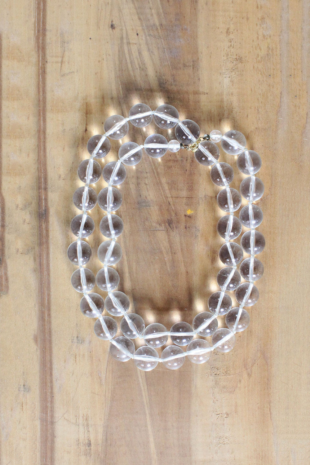 Clear Beaded Necklace