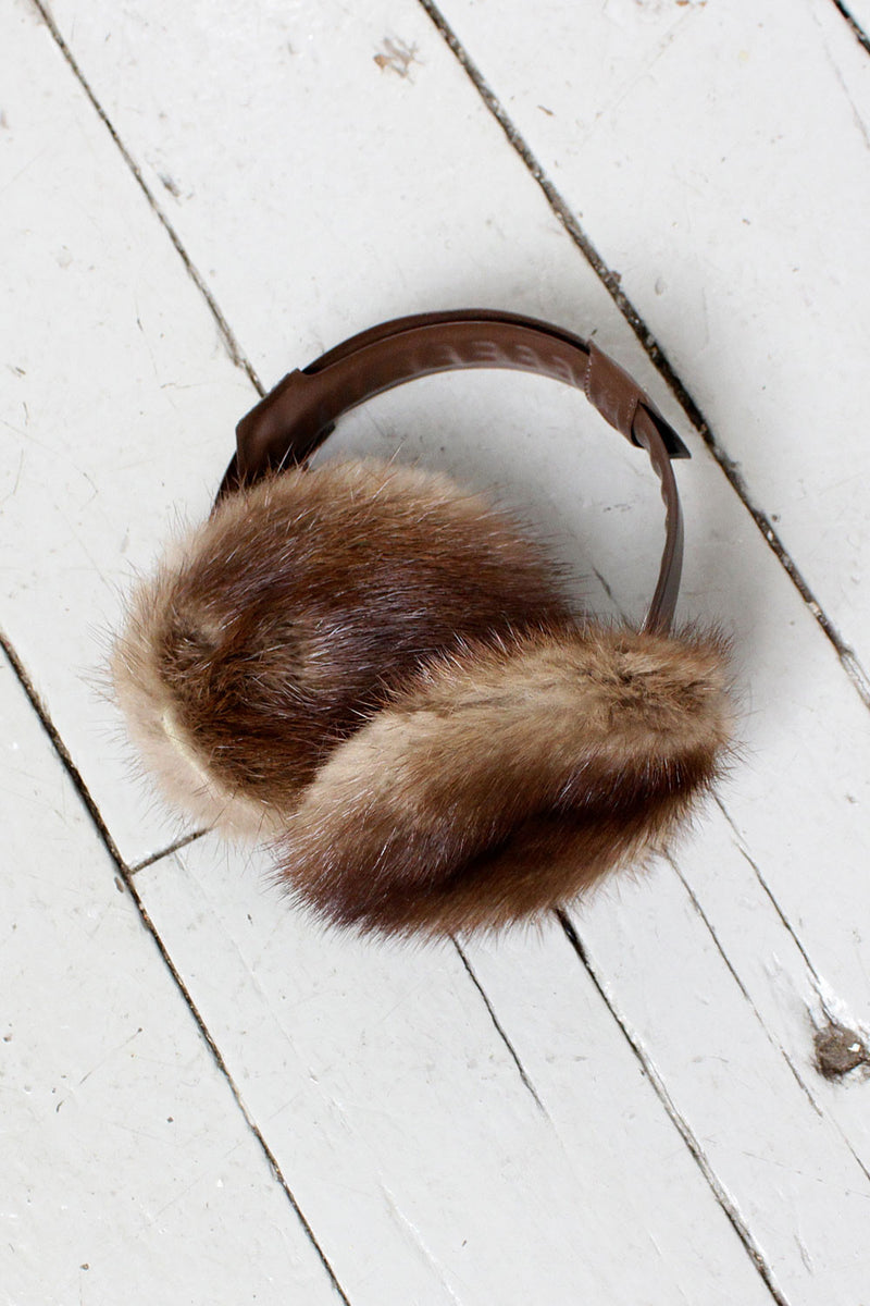 Vintage Mink store Earmuffs