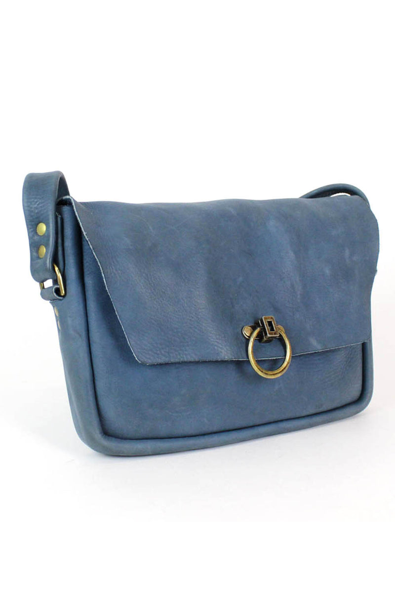 denim blue satchel