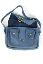 denim blue satchel