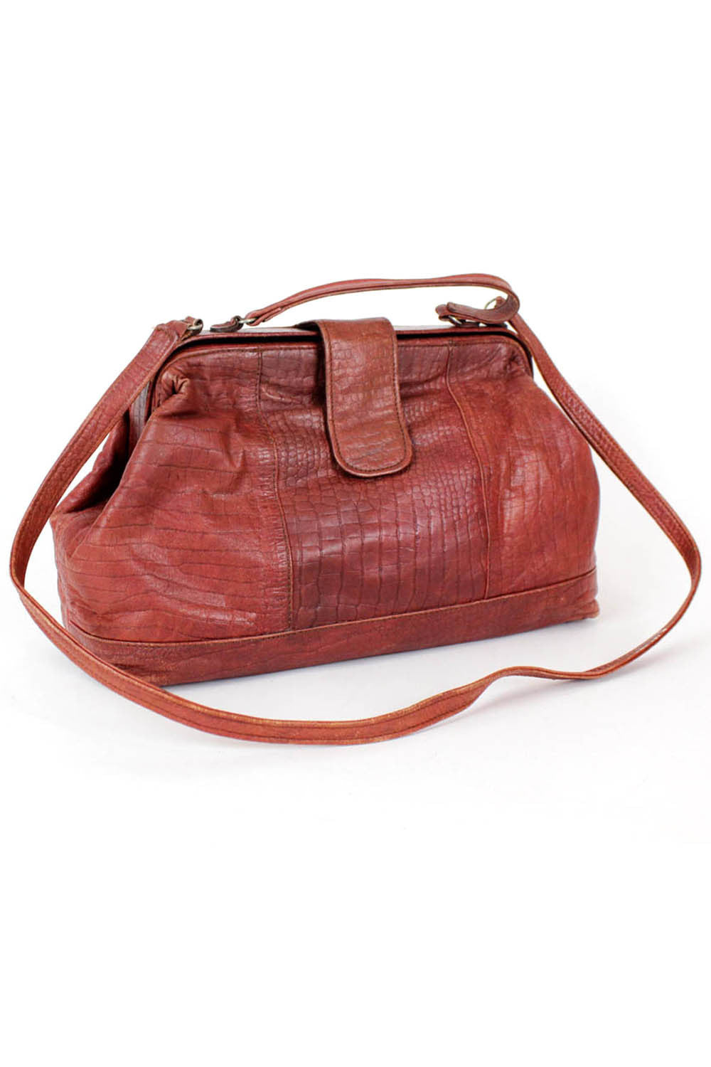 maroon doctor bag