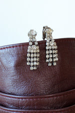 Rhinestone Dangle Clip-ons