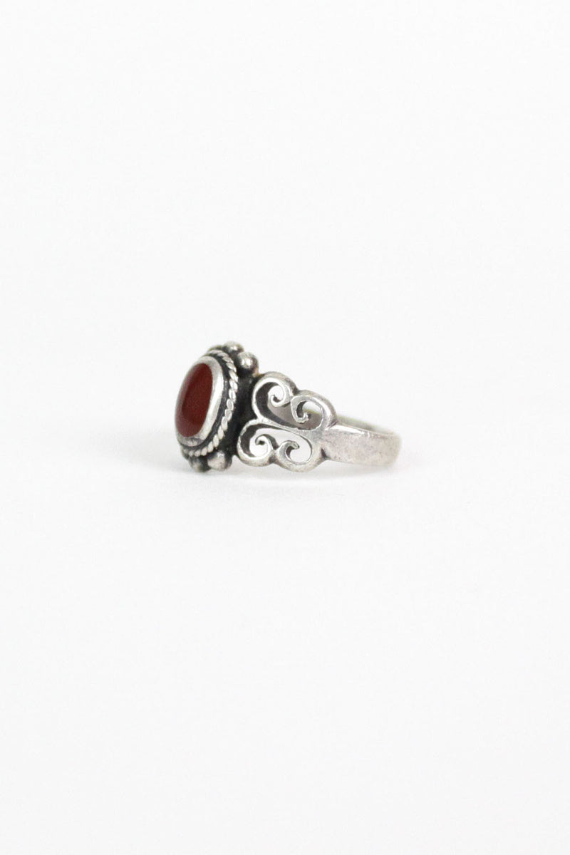 Scrolled Sterling Ring