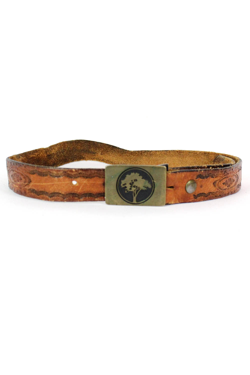 Tree of Brass Tooled Belt S/M/L