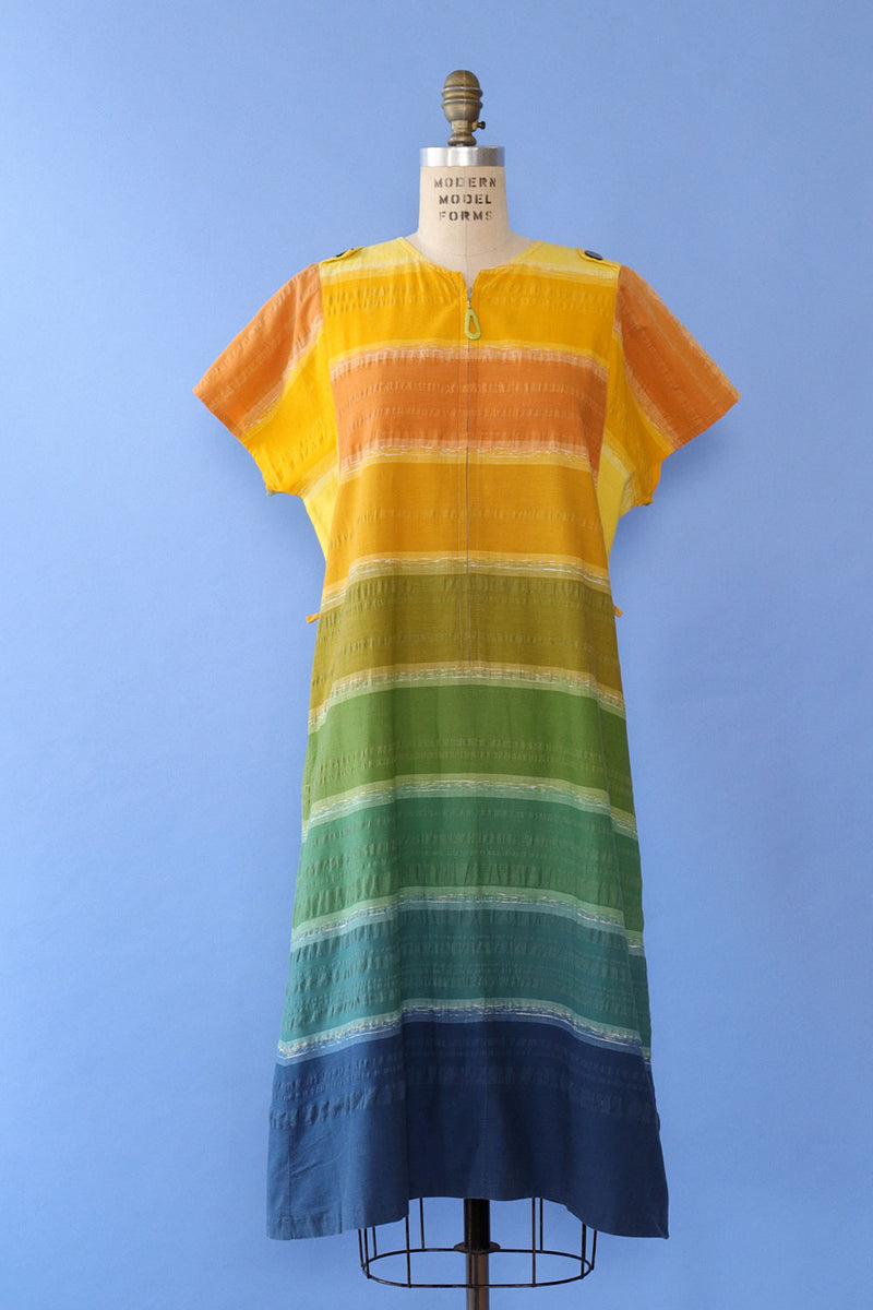 Sunset Stripe Dress M/L