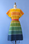 Sunset Stripe Dress M/L