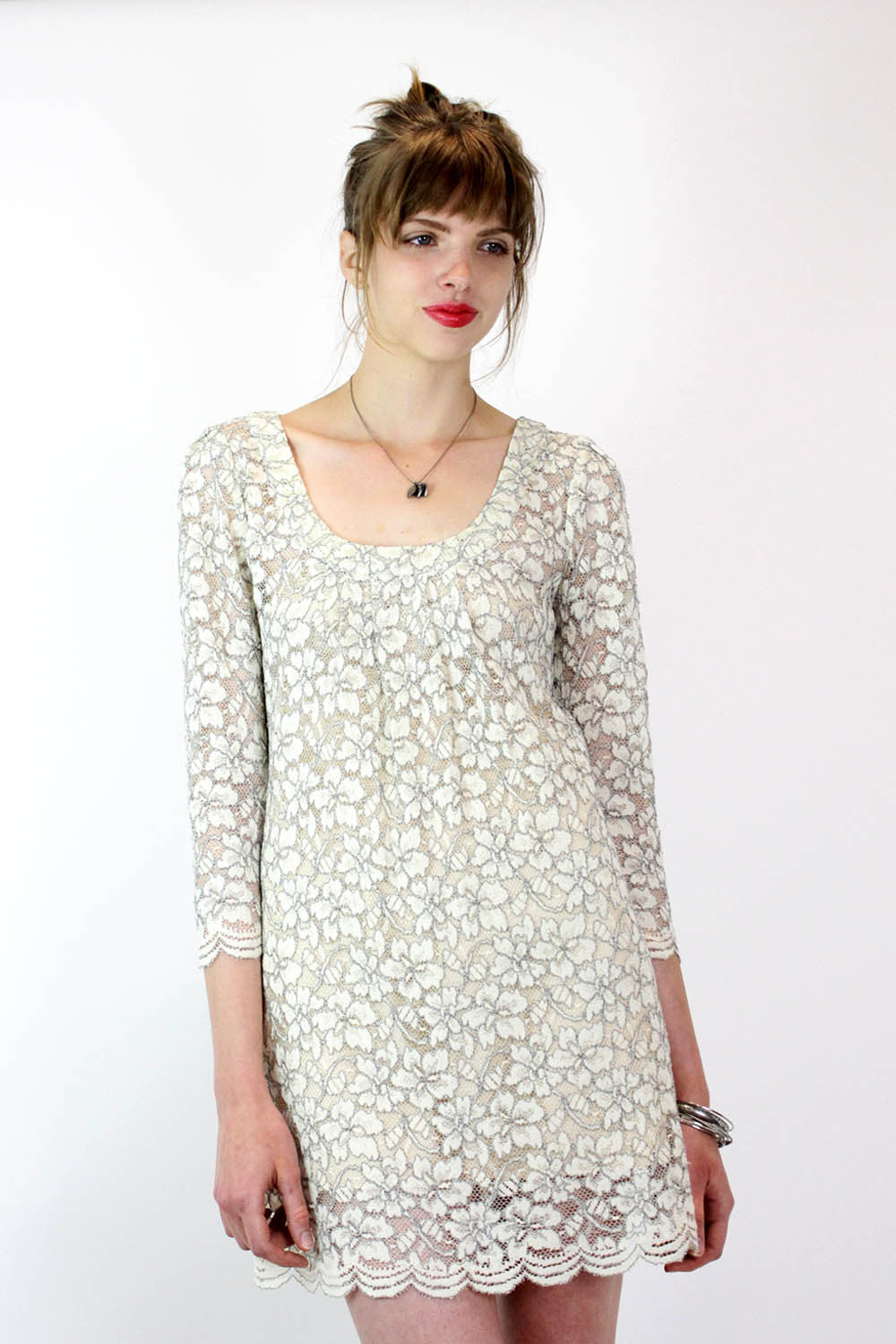 DVF lace dress