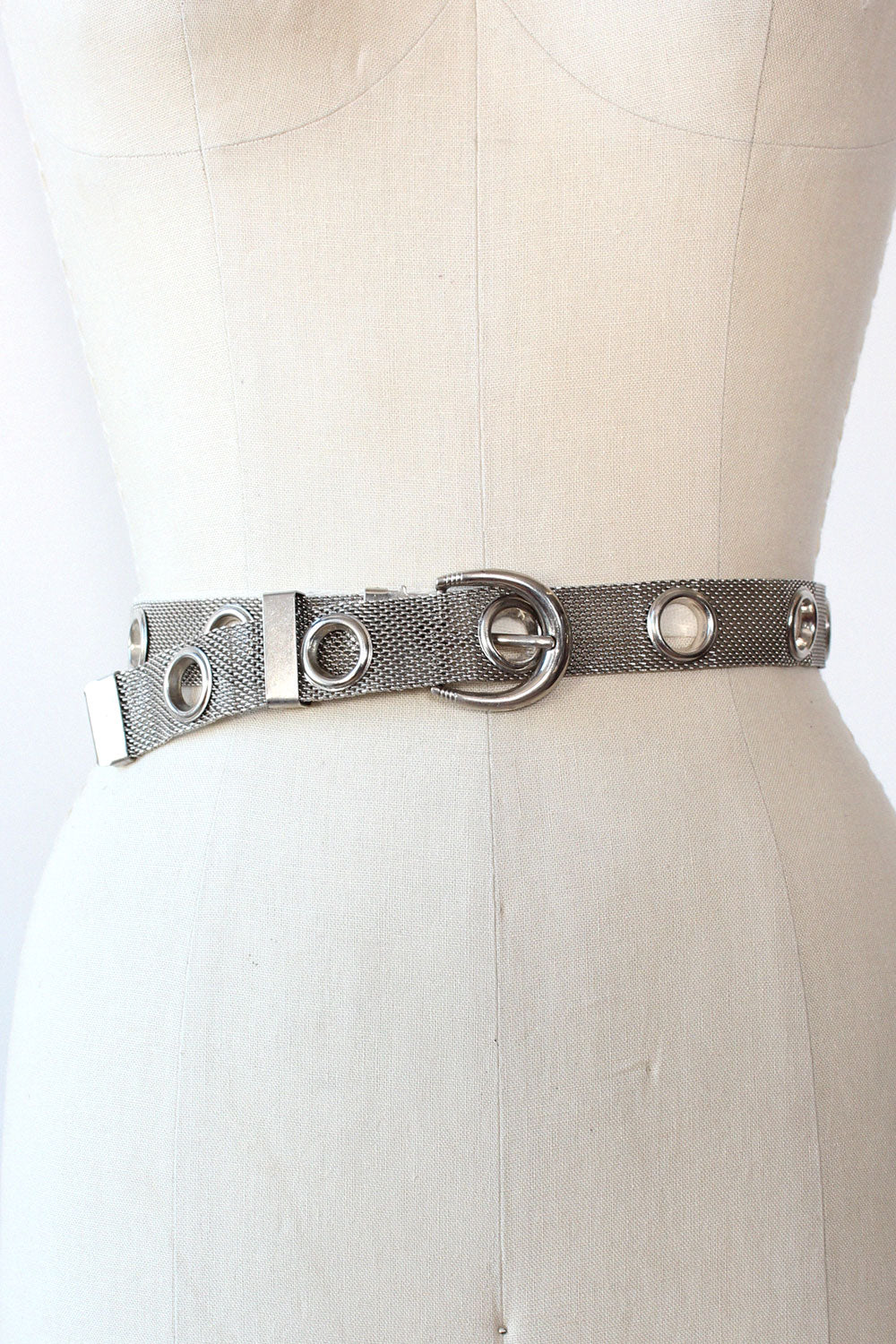 Metal Mesh Grommet Belt XS-L