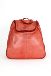 Red Leather Backpack