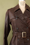 Hugo Boss Oiled Leather Jacket S-S/M