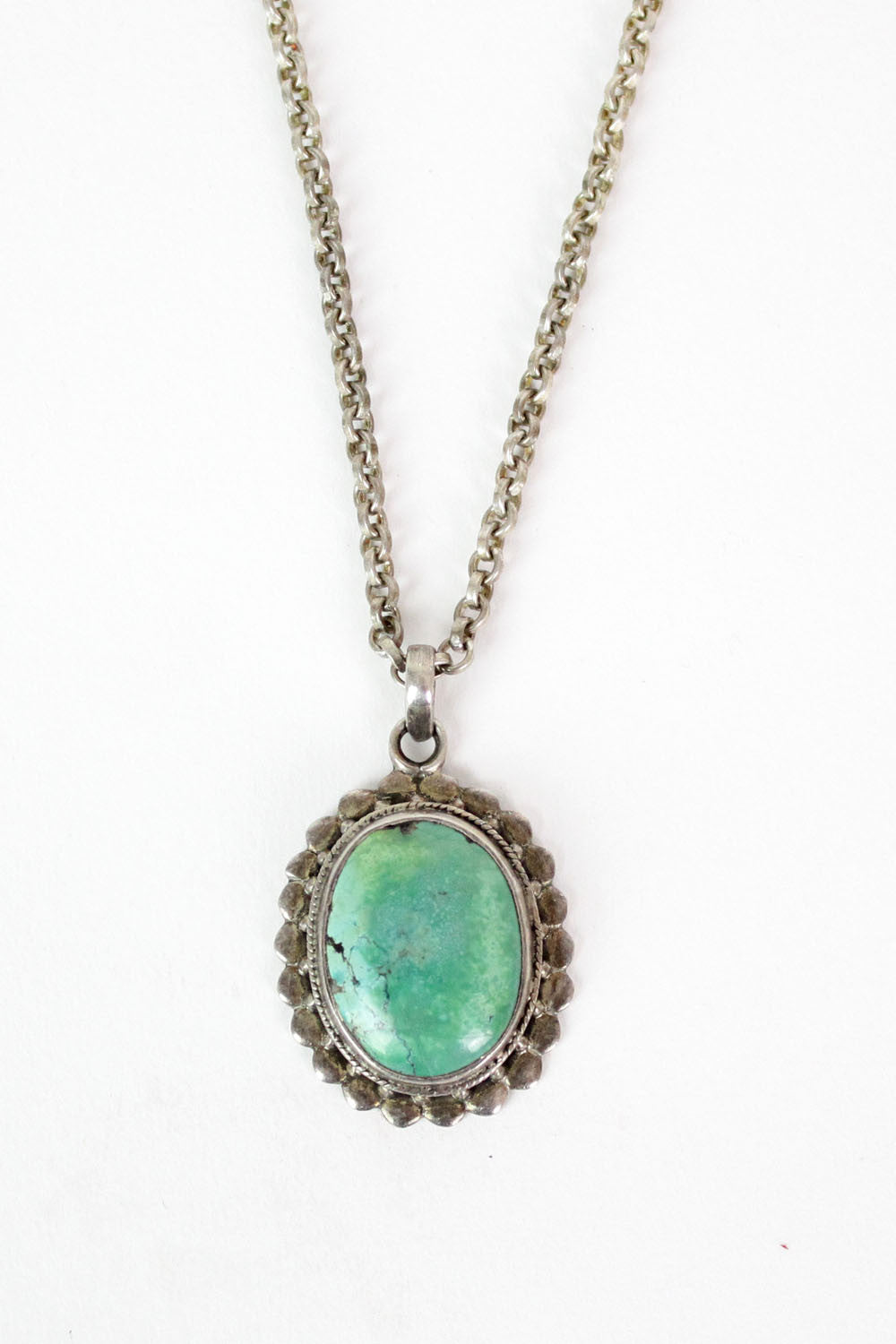 Sterling Turquoise Necklace