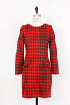 Blythe Plaid Wiggle Dress M