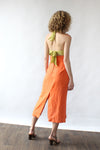 Naranja Linen Laced Skirt M