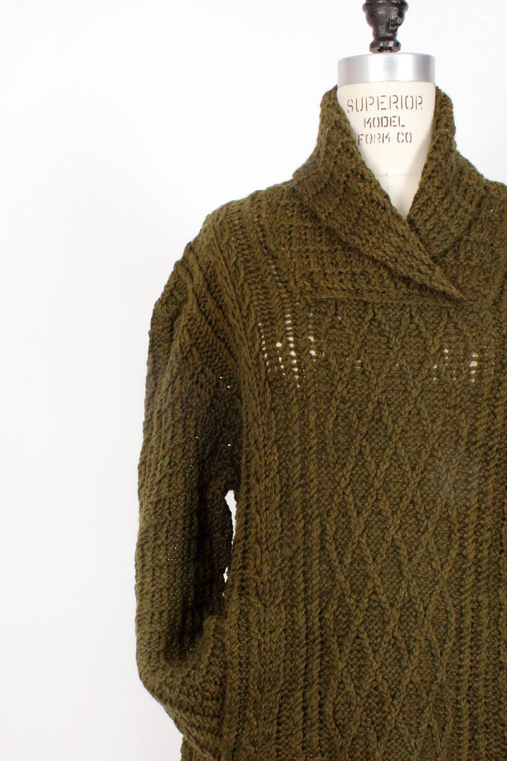 Olive Pocket Sweater