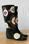 Zalo Novelty Clock Boots 6