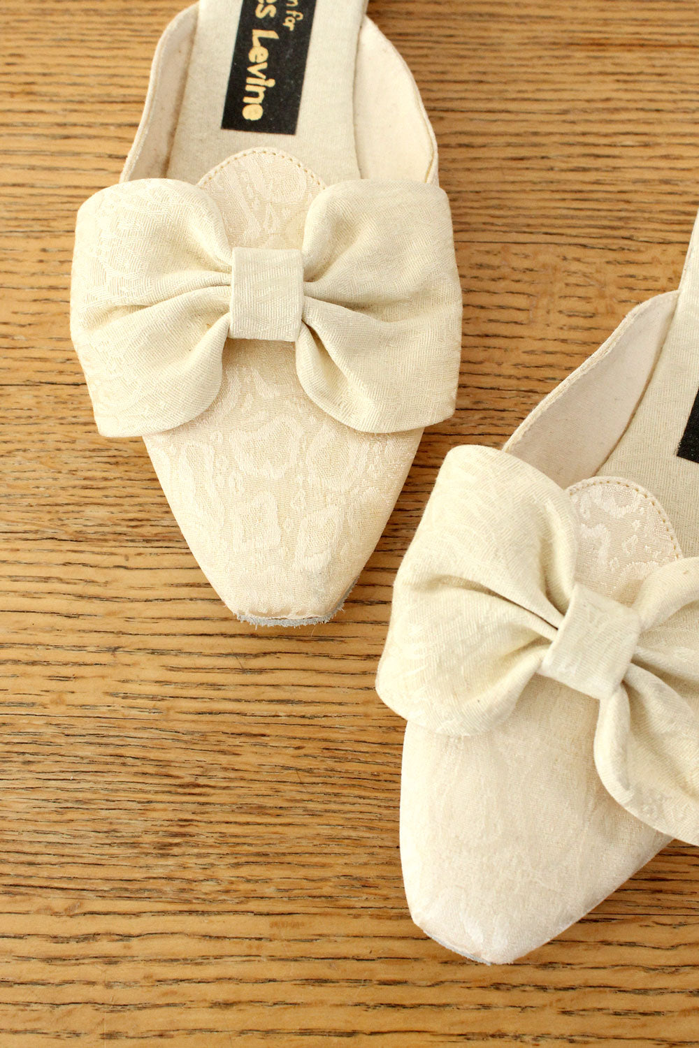 Damask Bow Slippers 6