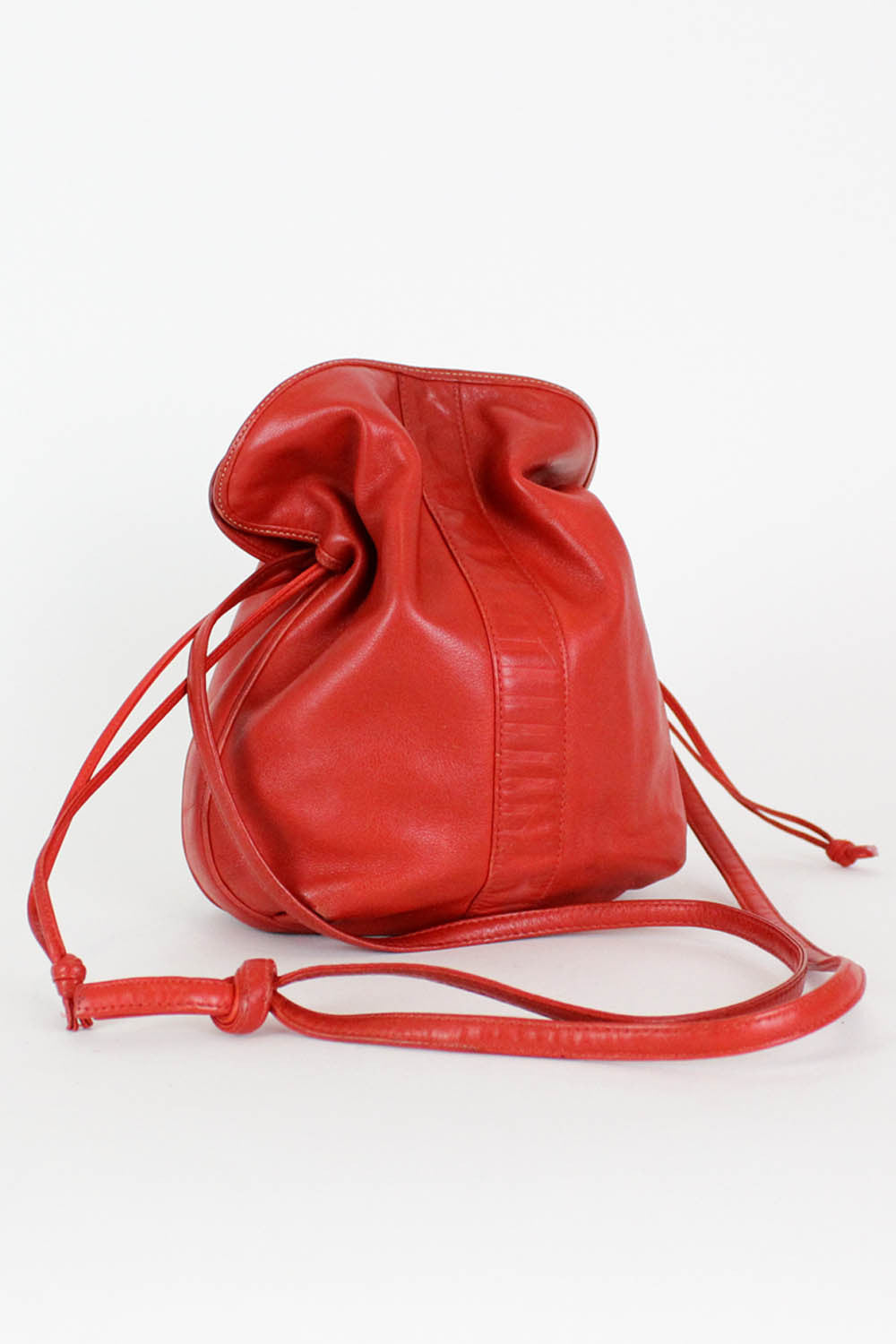 Buttery Leather Mini Bucket Bag