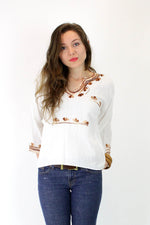 vintage embroidered top