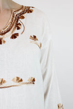 embroidered top detail