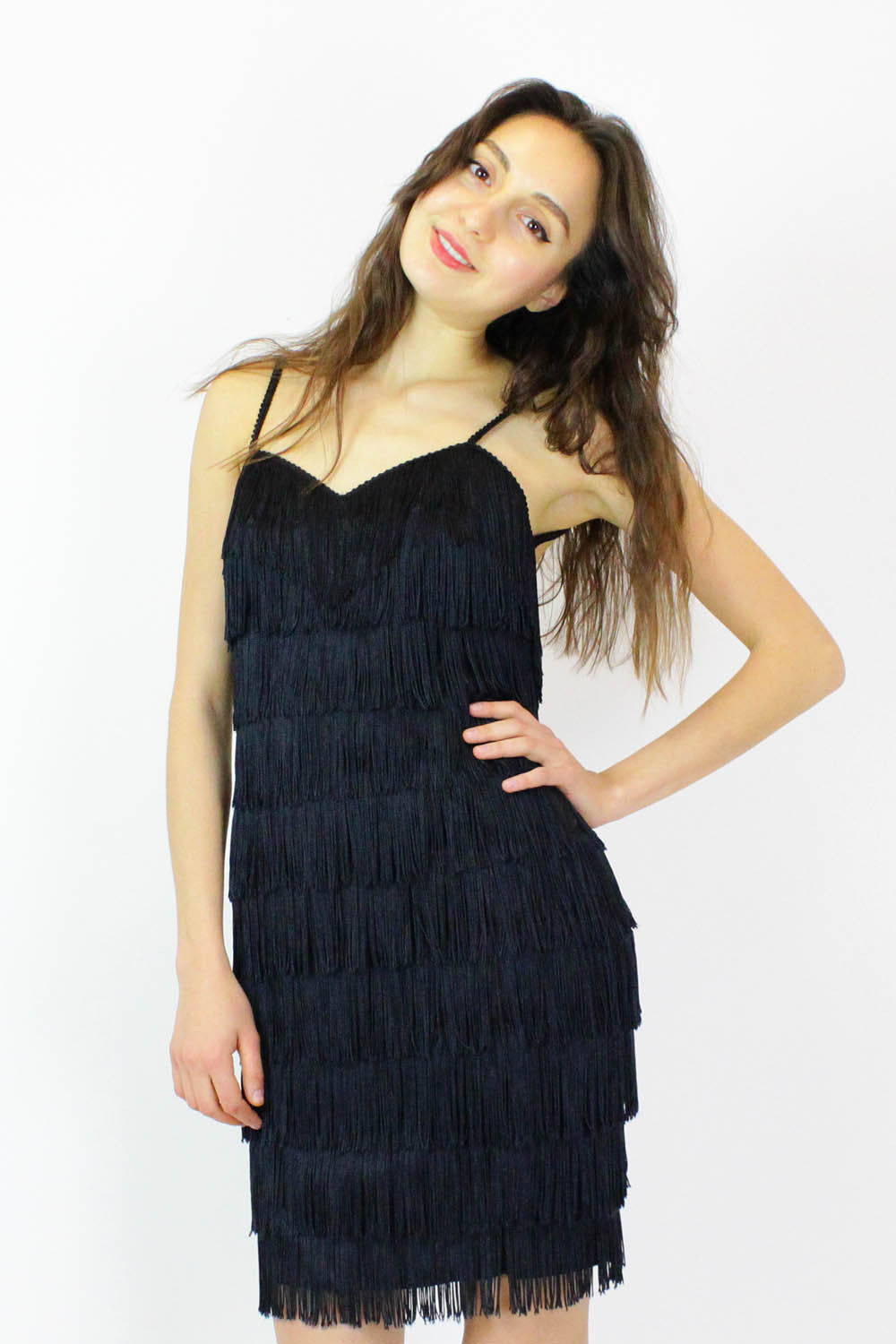 vintage fringe dress