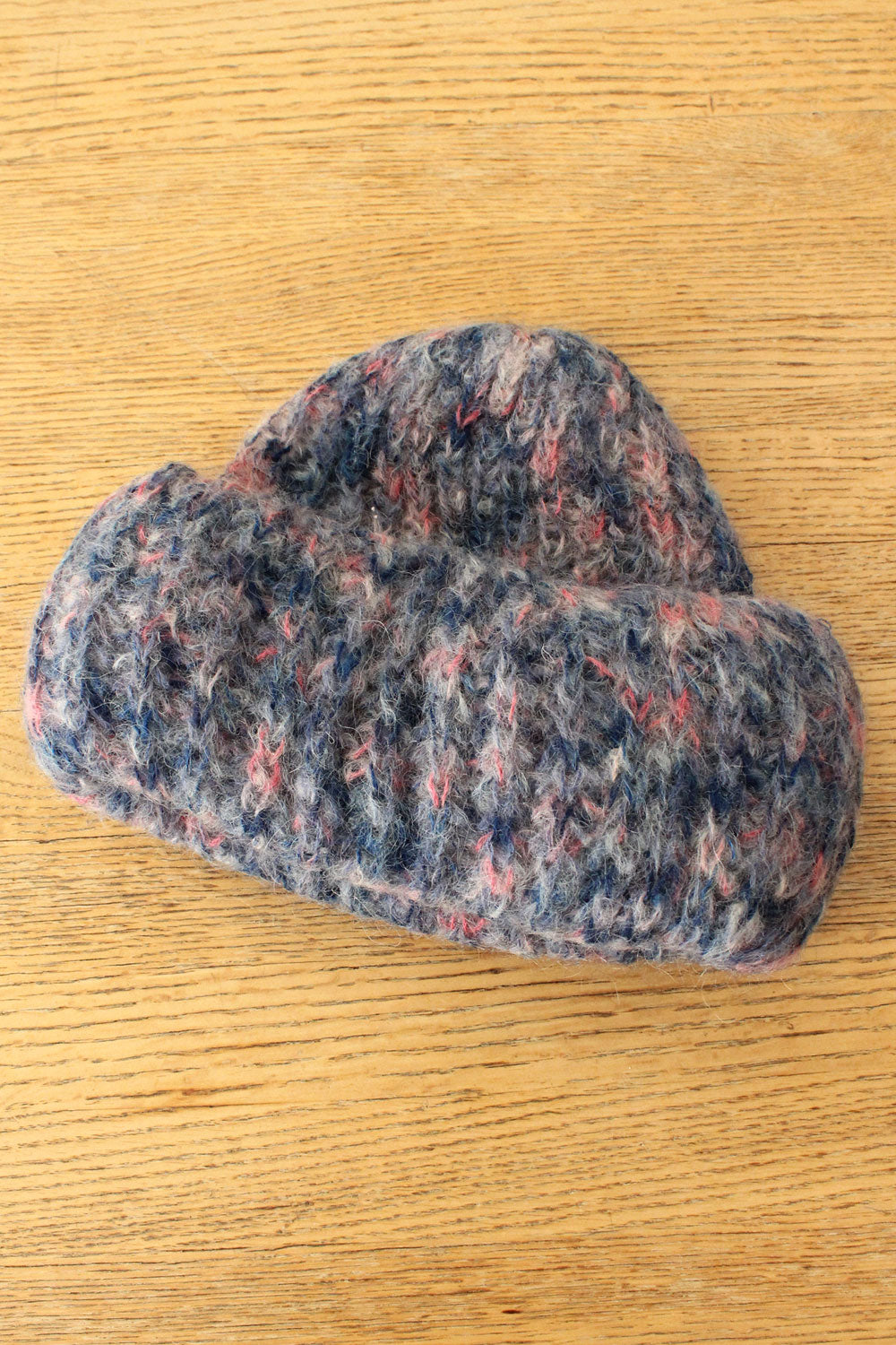 Fluffy Speckled Knit Beanie