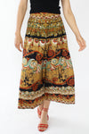 Painterly Gaucho Pants S/M