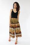 Painterly Gaucho Pants S/M