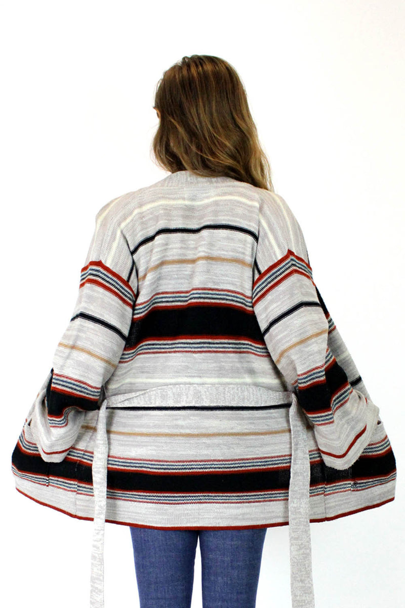 Sale / 70s Striped Blanket Cardigan – OMNIA