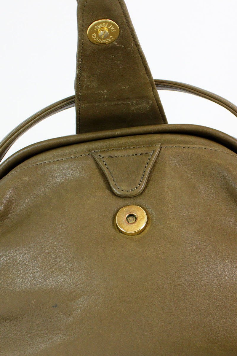 Brie olive satchel