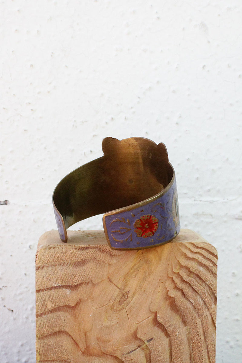 Owl Enamel Cuff