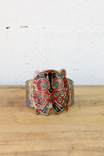 Owl Enamel Cuff