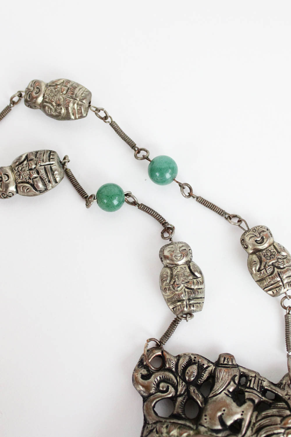 1940s Buddha Pendant Necklace