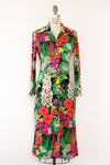 Technicolor Floral Shirtdress S/M