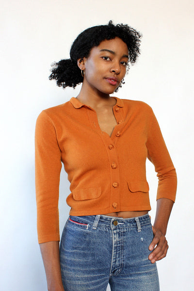 Orange Spice Cardigan XS S OMNIA