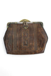 1920s Tooled Leather Clutch | As Is