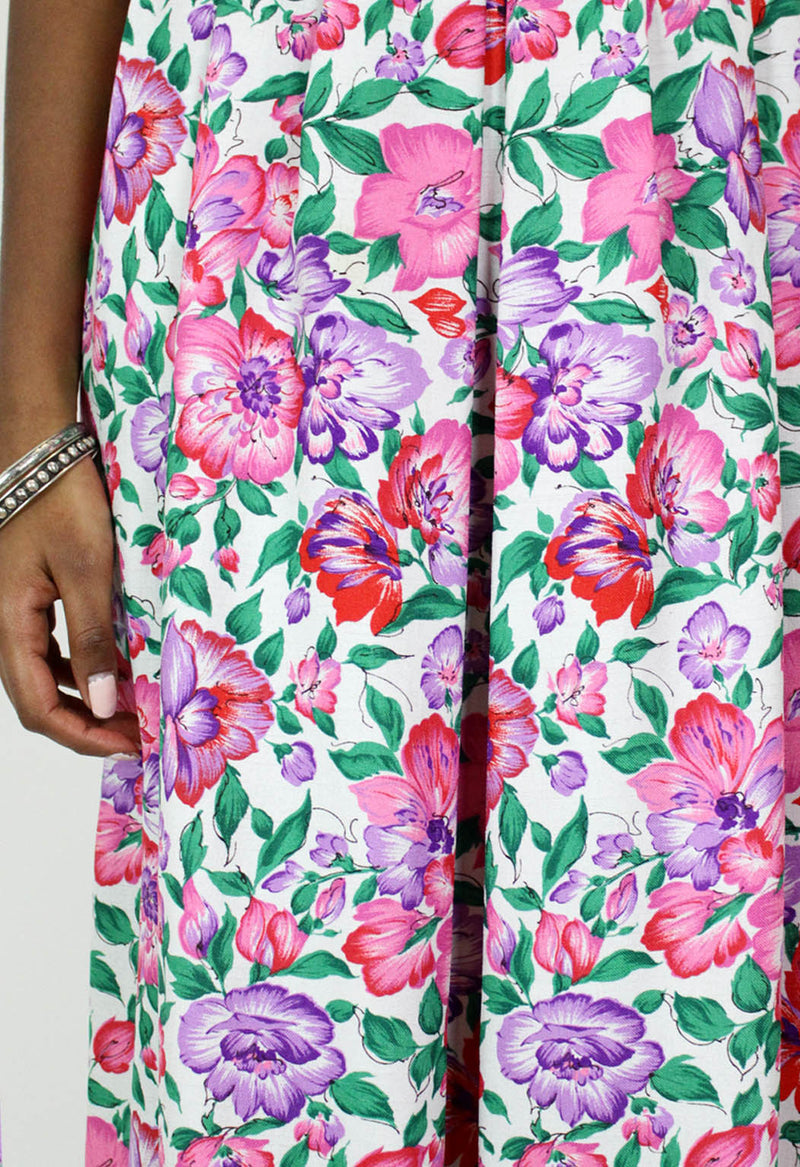 Sale / Blooming Midi Skirt S