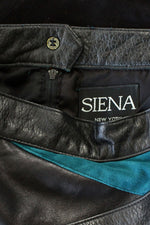 Siena Panel Leather Skirt S