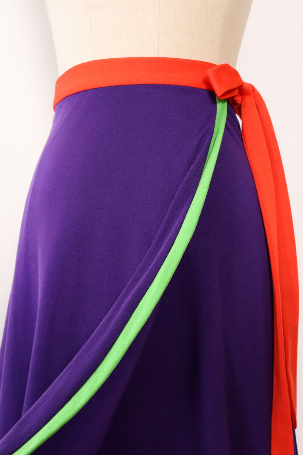 Santiago Colorblock Wrap Skirt XS/S