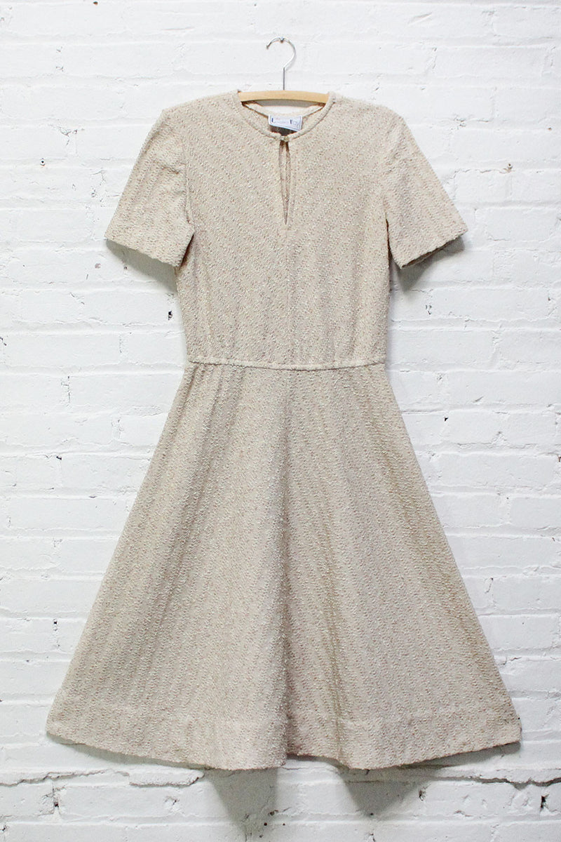 Oatmeal Flare Dress M