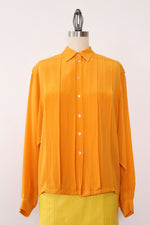 Marigold Silk Blouse S