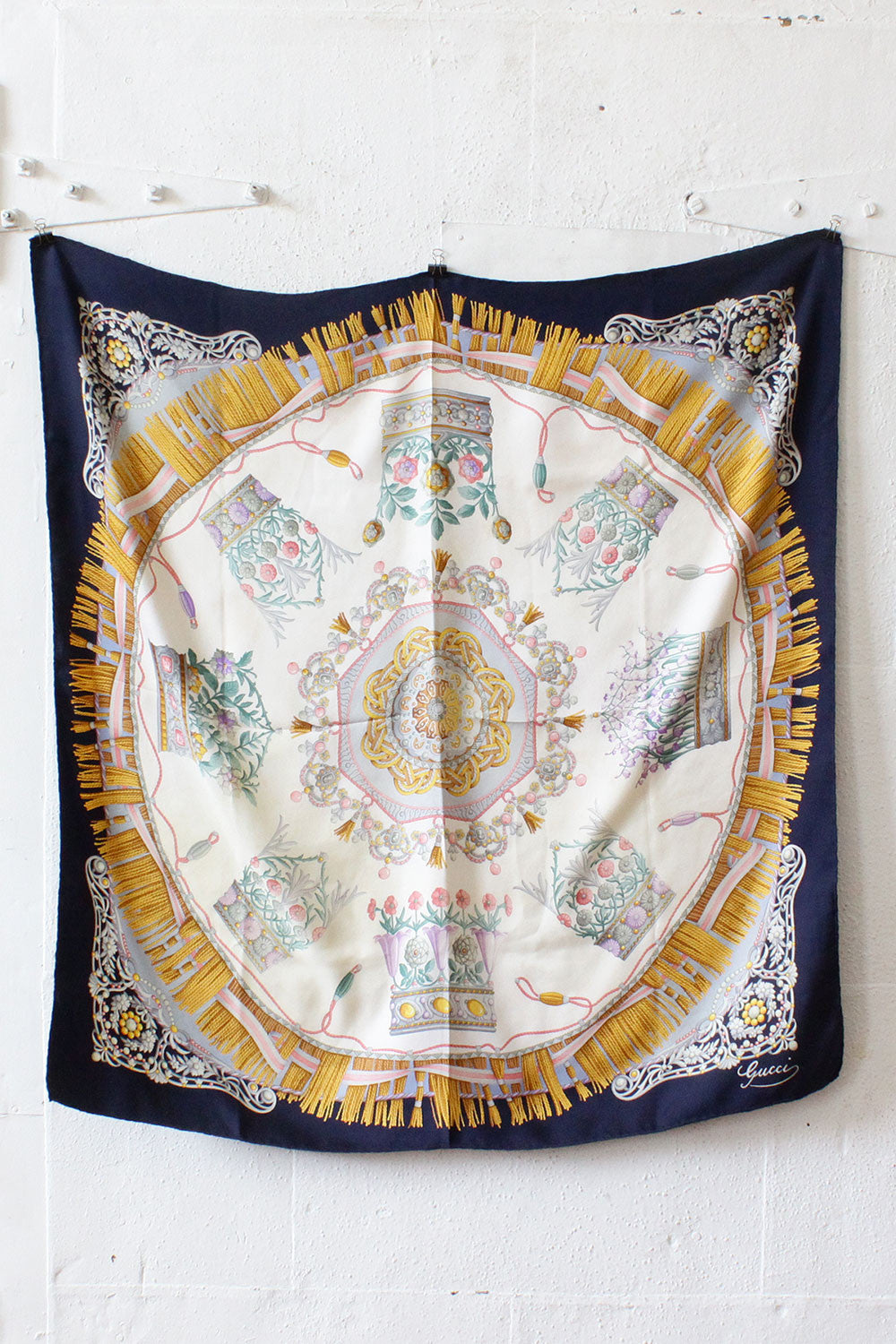 Gucci Silk Rococo Classical Scarf