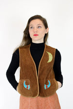 vintage moon vest