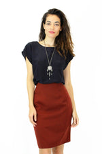 Iceberg Cabarnet Pencil Skirt S/M