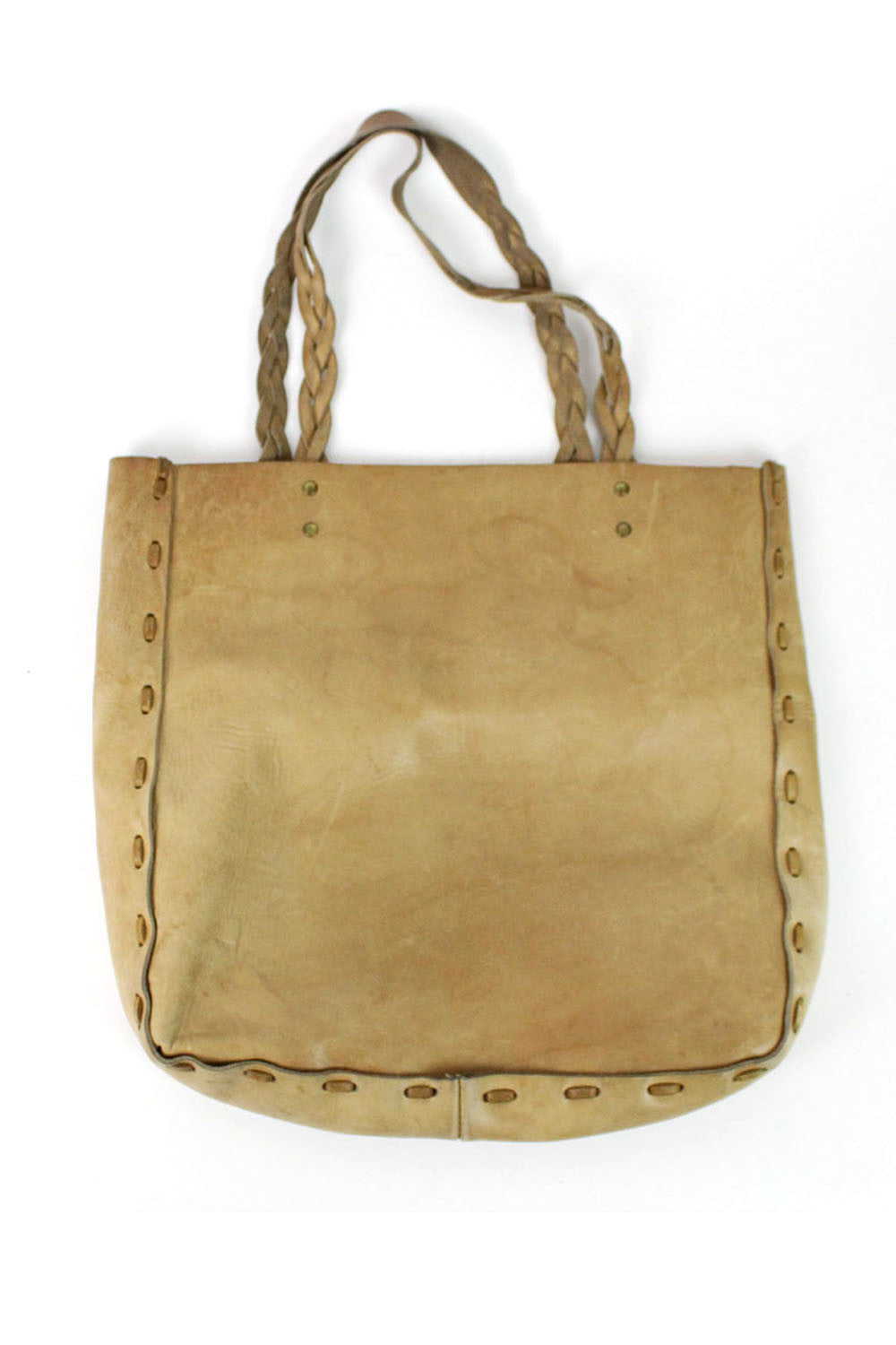 tan woven tote