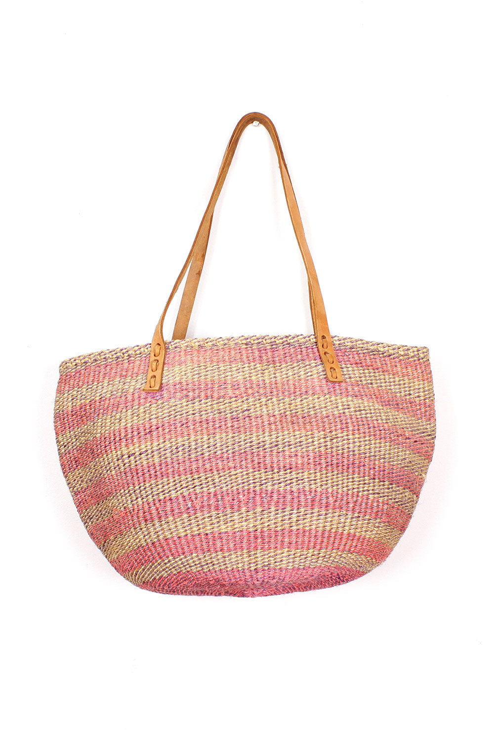 Sage Stripe Market Bag