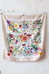 Gucci Blush Border Flora Silk Scarf