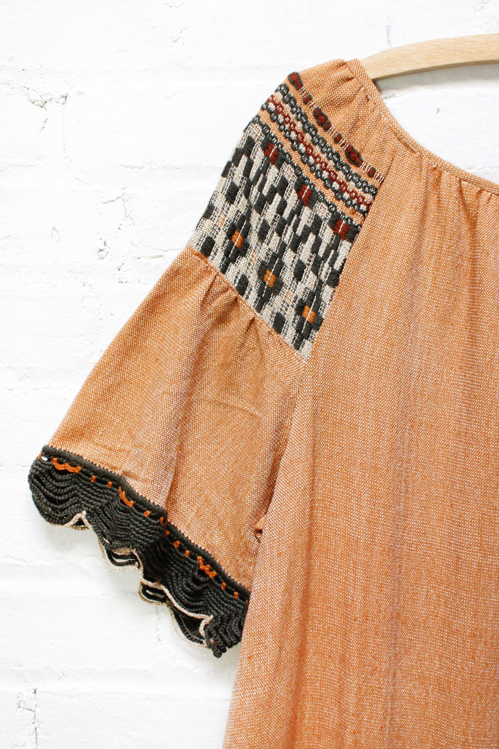 Peachy Woven Maxi Dress